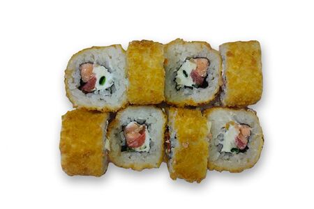 Жареный с лососем