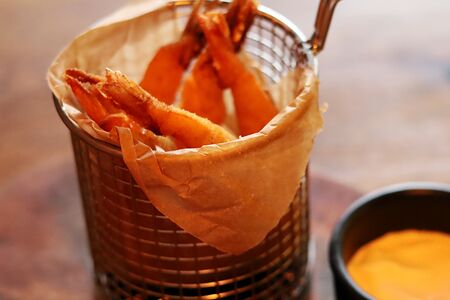 Креветки темпура