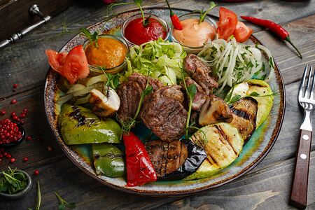 Шашлык из седла барашка