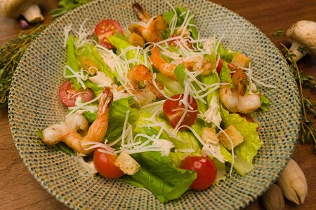 Цезарь с креветками