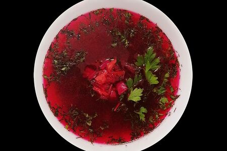 Борщ с курицей