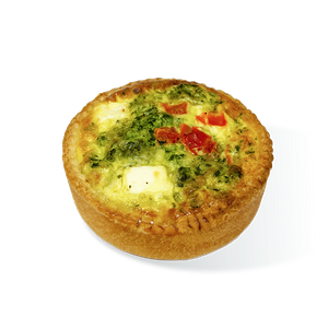 Киш с сыром и овощами