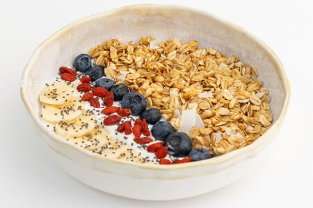 Гранола с кокосовым кремом