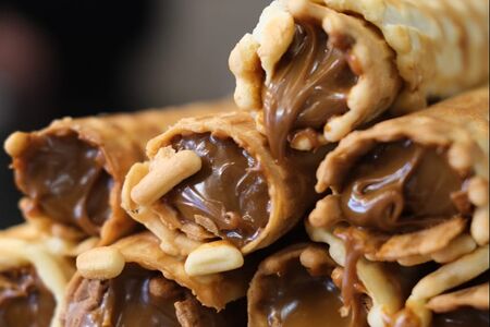 Трубочка со сгущёнкой