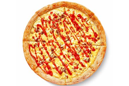 Пицца Маргарита на тонком тесте