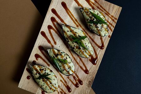 Запеченные мидии