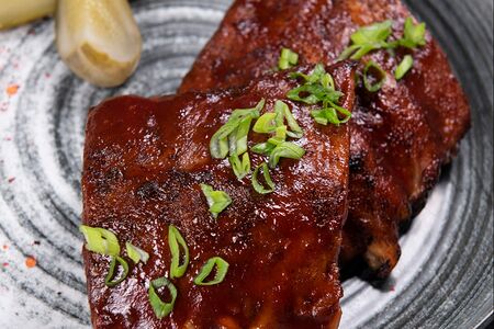 Свиные ребра BBQ