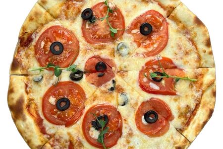 Пицца Маргарита с томатами