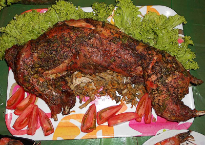 Запеченный кролик в духовке целиком