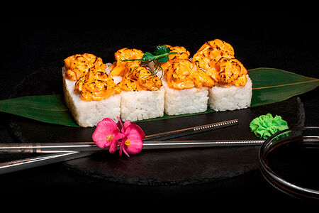 Ролл Запеченный лосось