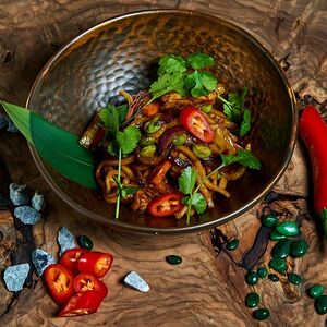 Удон с курицей