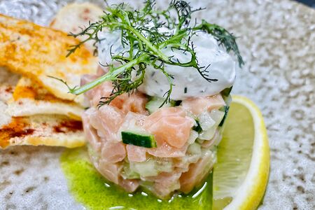 Тартар из лосося