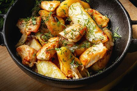 Жаркое с курицей