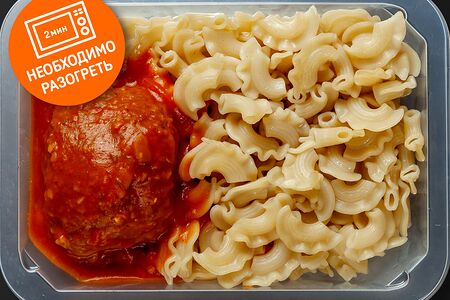 Тефтели по-молдавски из говядины и курицы с макаронами