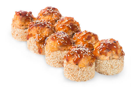 Запеченный ролл Нежный с лососем