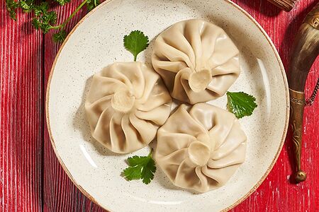 Хинкали с бараниной