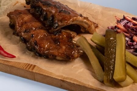 Рёбрышки свиные в азиатском стиле