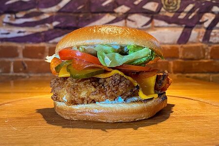 Gorgonzola Chicken Burger