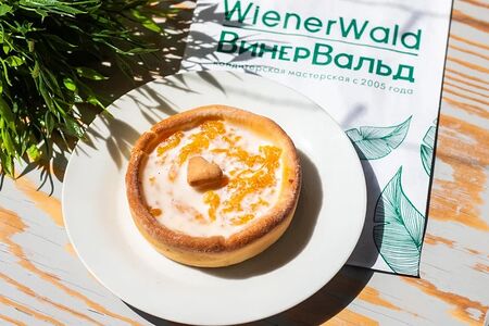 Сметанник с персиком и манго