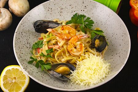 Паста с морепродуктами
