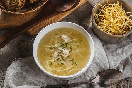 Суп-лапша по-татарски