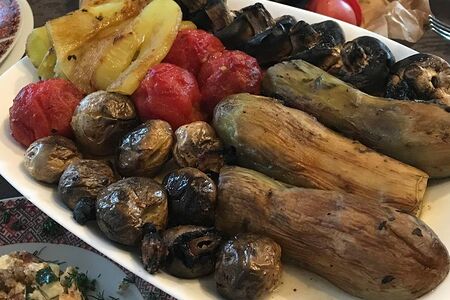 Овощи на мангале