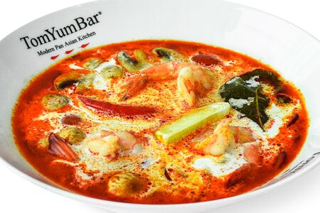 Суп TomYum с королевскими креветками