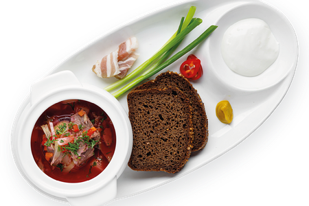 Борщ с говядиной