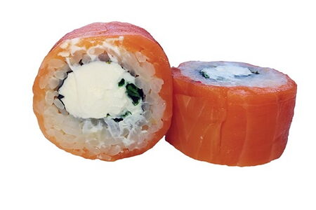 Ролл Филадельфия премиум с зеленым луком