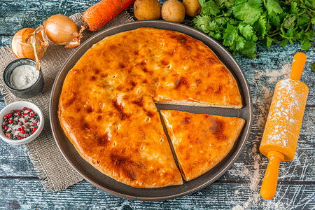 Осетинский пирог с картофелем