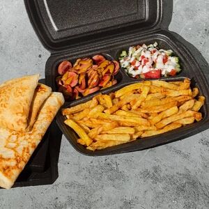 Хот-дог с гарниром