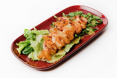 Креветки гриль