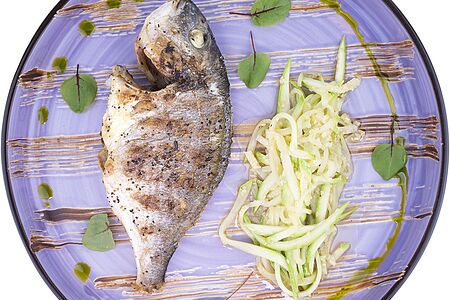 Дорадо на гриле