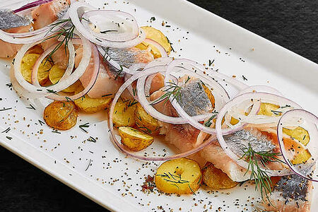 Сельдь Балтийская с картофелем