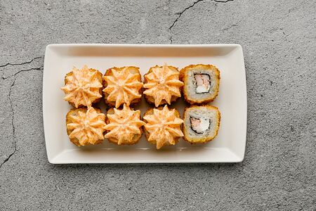 Ролл Лава Хот с креветкой