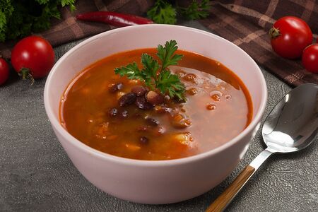 Суп с фасолью