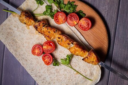 Шашлык из куриной грудки