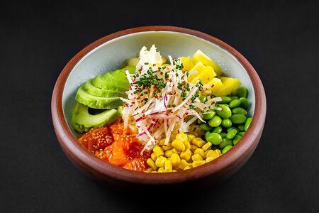 Поке с лососем