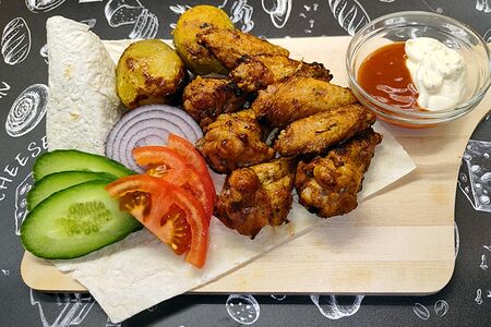 Крылья на мангале