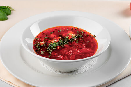 Борщ с курицей