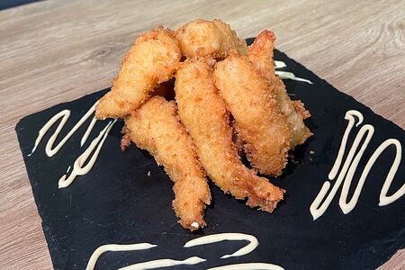 Королевские креветки в темпуре