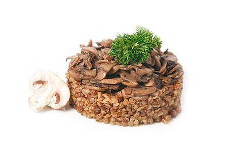 Гречка с шампиньонами