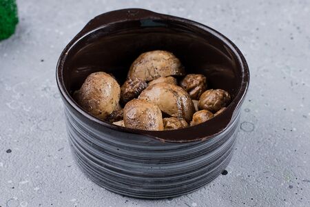 Шампиньоны гриль