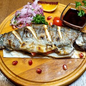 Форель на мангале