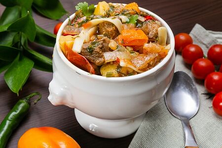 Лагман с говядиной