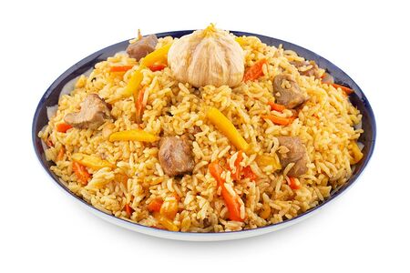 Плов узбекский с курицей