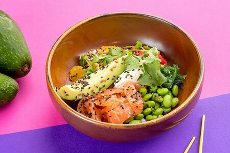 Поке с лососем