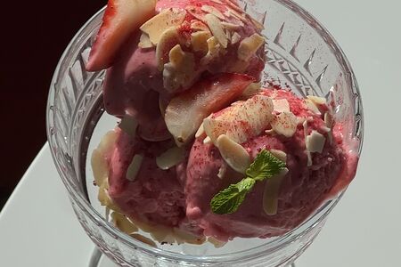 Сорбет Банан-клубника