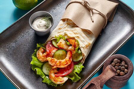 Шаверма с креветкой