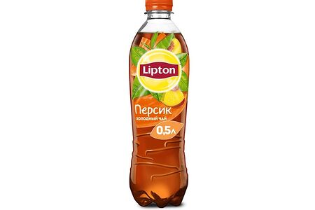 Чай Lipton чёрный с персиком